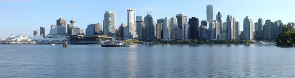 Vancouver bc panoramę panorama, Kanada. — Zdjęcie stockowe