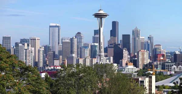 Panorama de Seattle washington.. — Fotografia de Stock