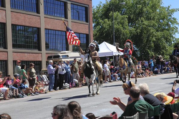 Portland - 12 juni: steg festival årlig parad genom centrala 12 juni, 2 — Stockfoto