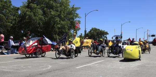 stock image PORTLAND - JUNE 12: Rose Festival annual parade through downtown June 12, 2