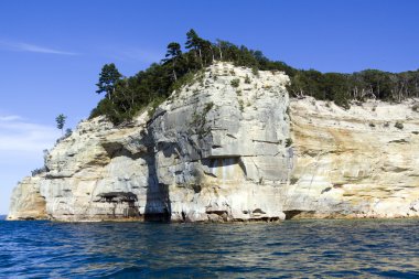 üst Yarımadası (resimde rocks) - michigan, ABD