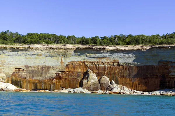 Górny półwysep (na zdjęciu skały) - michigan, Stany Zjednoczone Ameryki — Zdjęcie stockowe