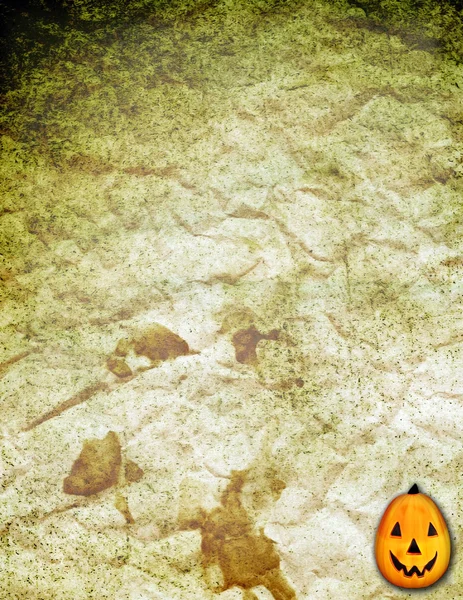 Halloween Background with cartoon pumpkin — Stock Photo, Image