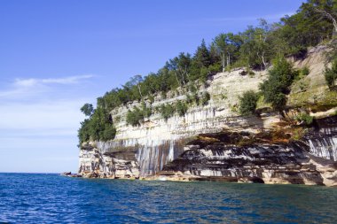 üst Yarımadası (resimde rocks) - michigan, ABD