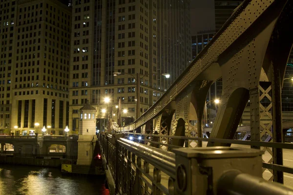 Chicago di notte — Foto Stock