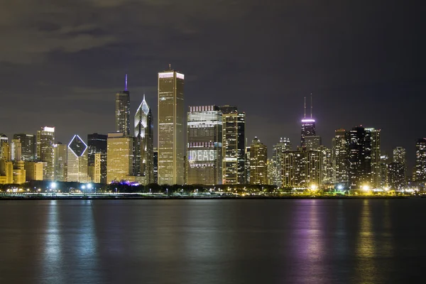 Chicago centrum in het najaar van — Stockfoto