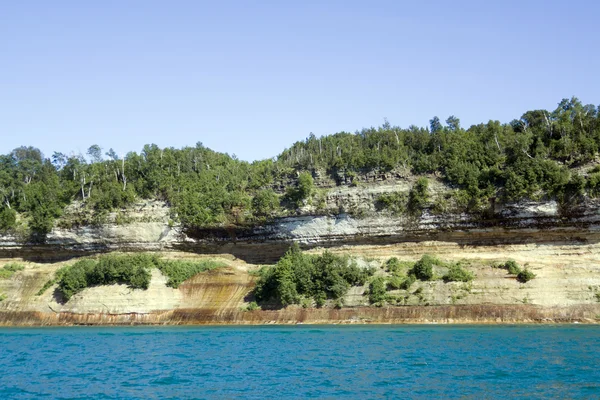 Felső félsziget (képen látható sziklák) - michigan, Amerikai Egyesült Államok — Stock Fotó