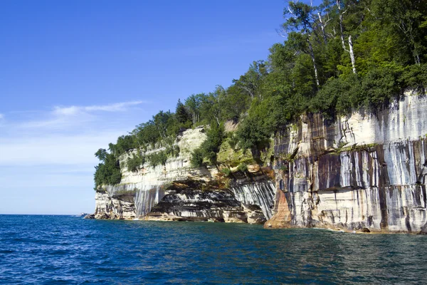 Верхній півострів (pictured скелі) - штат Мічиган, США — стокове фото
