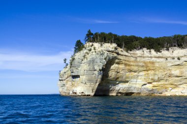 üst Yarımadası (resimde rocks) - michigan, ABD