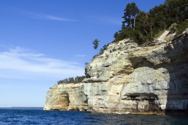 Upper Peninsula (Pictured Rocks) - Michigan, USA clipart