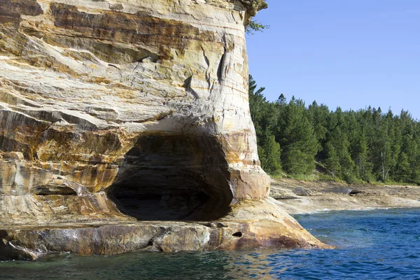 上半岛 （照片中岩）-密歇根州美国 — 图库照片