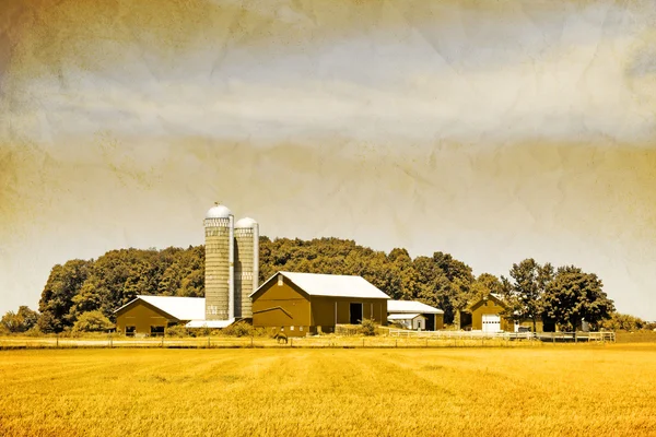 Old Picture Design - American Country — Stock Photo, Image