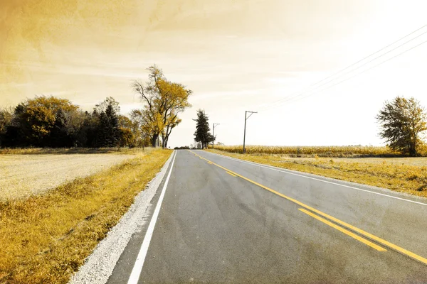 American Country Road — Stock Photo, Image
