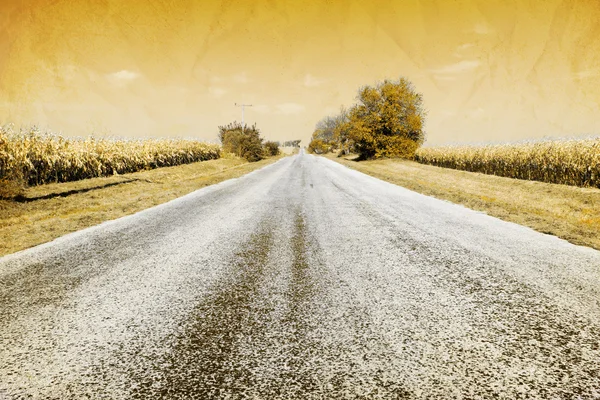 American Country Road — Stock Photo, Image