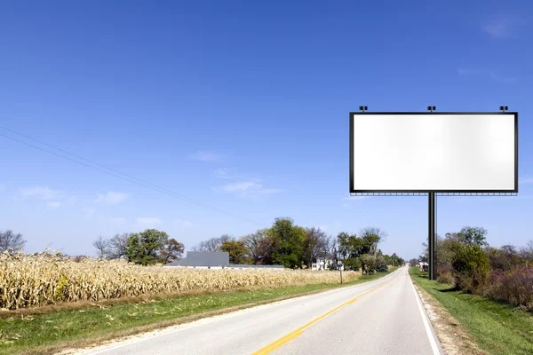 Πίνακας διαφημίσεων στον δρόμο χώρα — Φωτογραφία Αρχείου