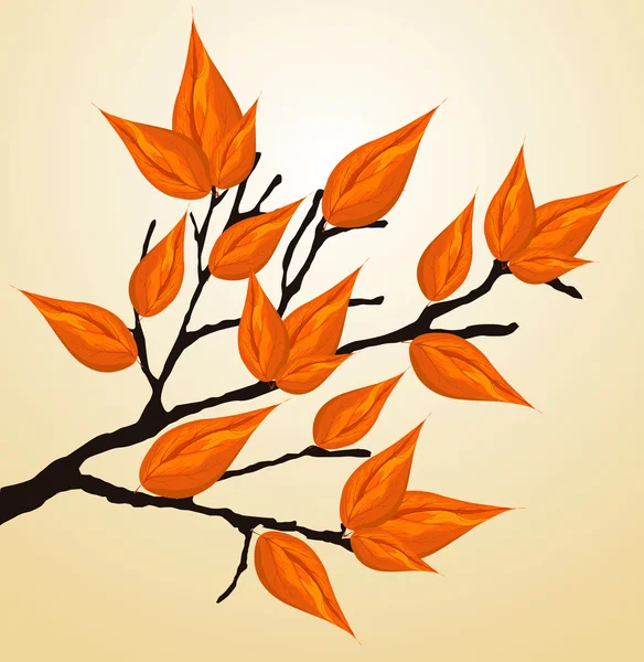 Autumnal brunch, vector illustration, — Stock Vector