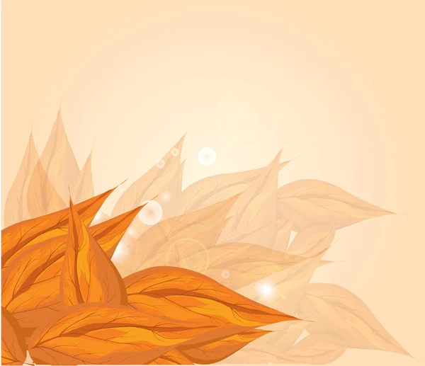 Foglie di autunno, sfondo — Vettoriale Stock