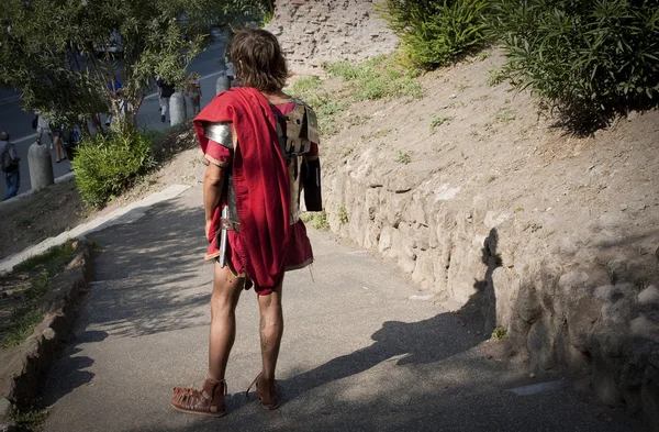 Antieke Romeinse soldaat — Stockfoto