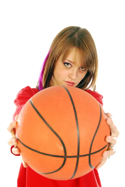 Давай сыграем в баскетбол. — стоковое фото