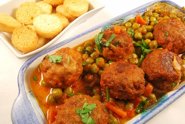 stock image Meatballs in tomato sauce