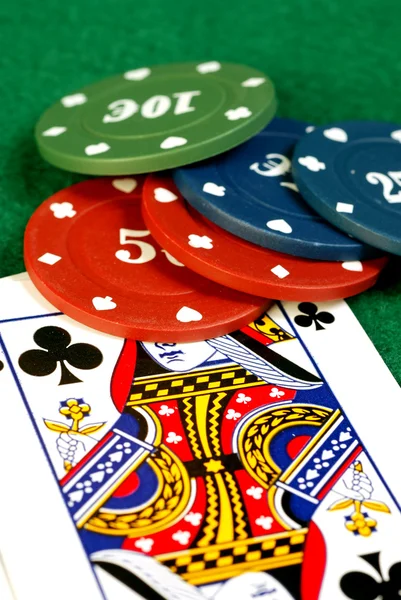 Queen of Clubs — Stock Photo, Image