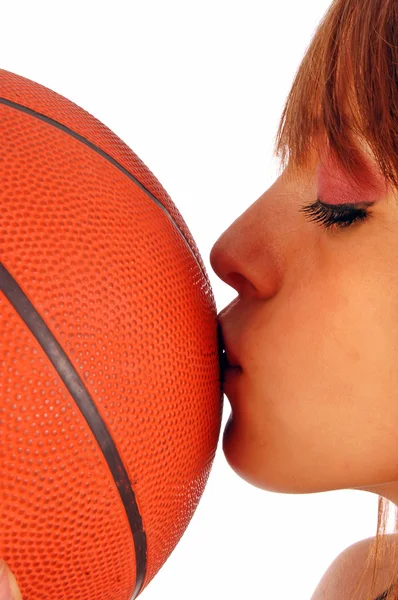 Miłość do koszykówki — Zdjęcie stockowe