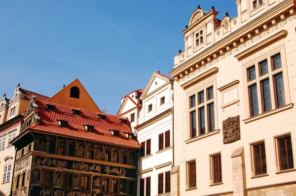 Stads-arkitektur i Prag 007 — Stockfoto