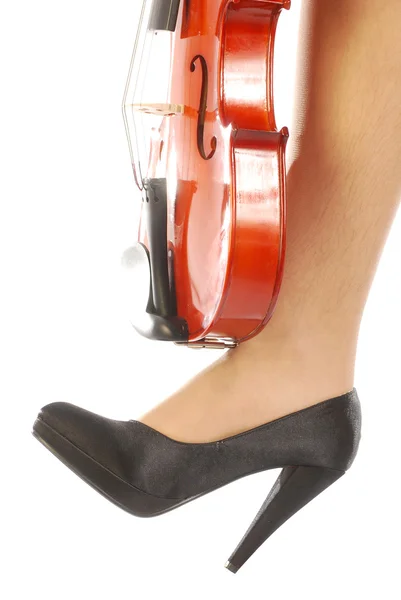 Kvinnor och musikinstrument 007 — Stockfoto