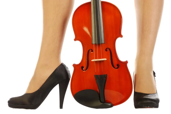 Kvinnor och musikinstrument 015 — Stockfoto