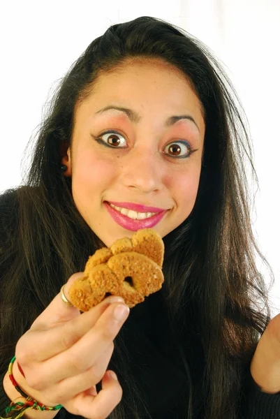 You taste these cookies, I recommend — Stock Photo, Image