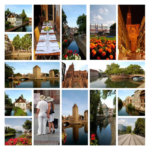 De prachtige stad Straatsburg - Elzas - Frankrijk — Stockfoto