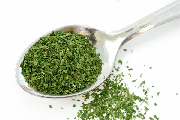 stock image Tablespoon dried parsley