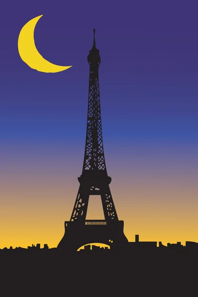 Der Eiffelturm — Stockfoto
