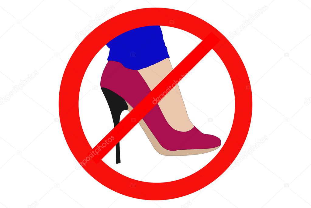 Ban high heels