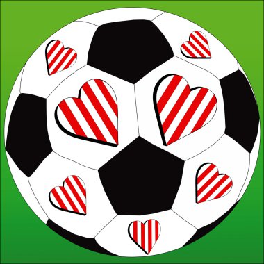 I love the white and red football club clipart