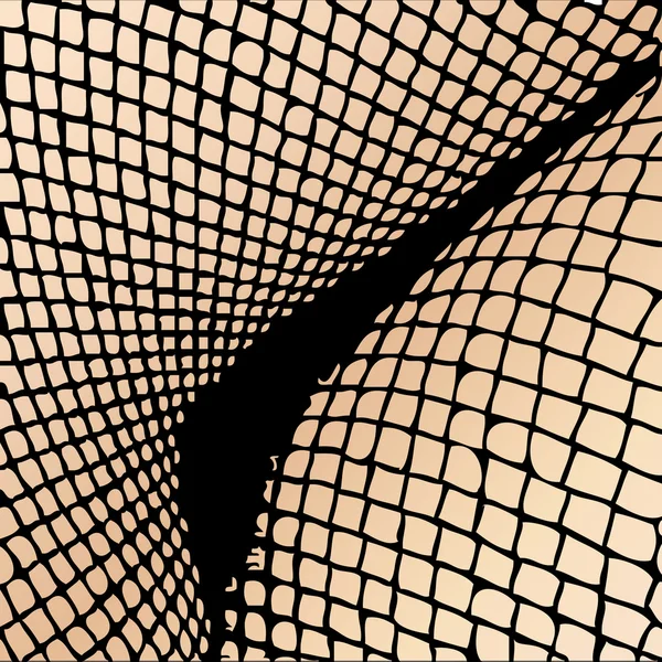 stock image Legs of woman in fishnet stockings