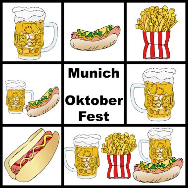 Oktoberfest - Munich - Germany clipart