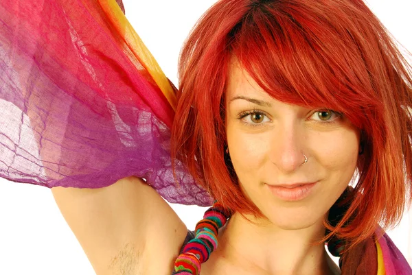 Red hair — Stock Photo, Image