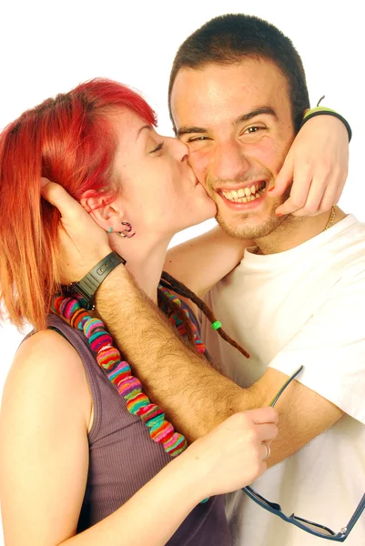 Love has red hair — Stock Photo, Image