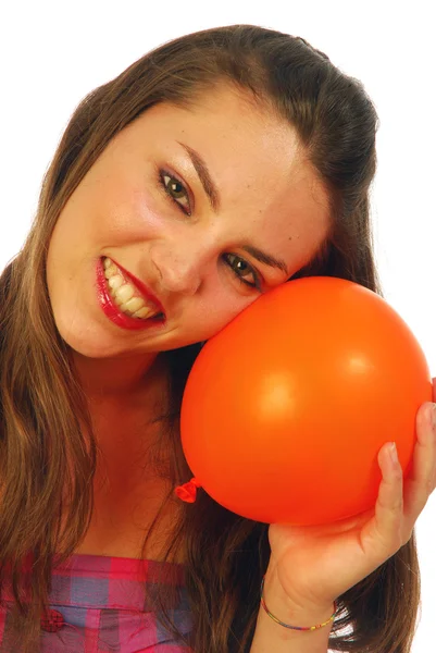 Игра с воздушными шарами — стоковое фото
