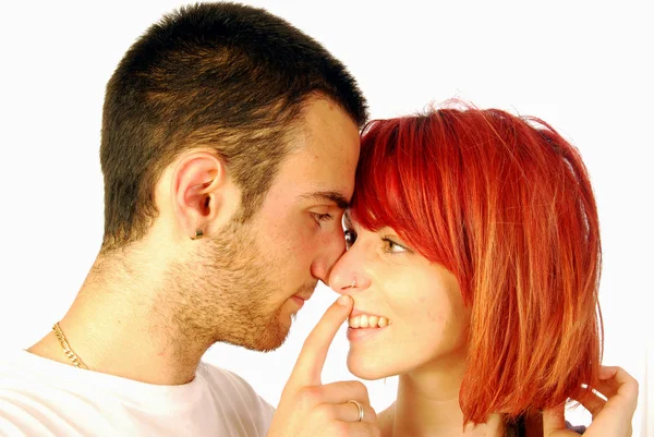 Love has red hair — Stock Photo, Image