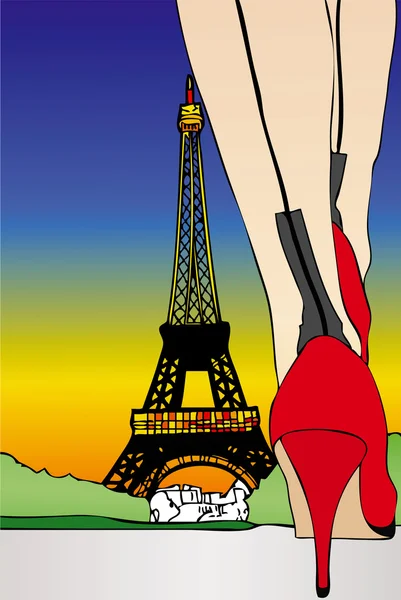 Mody w Paryżu — Zdjęcie stockowe