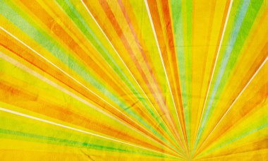 Geometric abstract background yellow orange green and red clipart