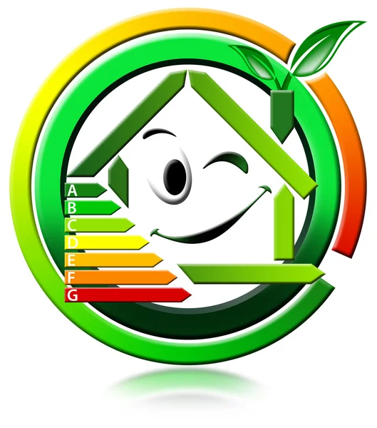 Ikona energeting oszczędności — Zdjęcie stockowe