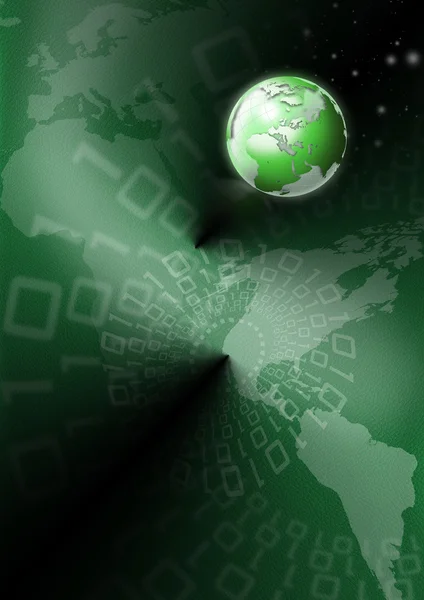 緑のグローバル通信 — ストック写真