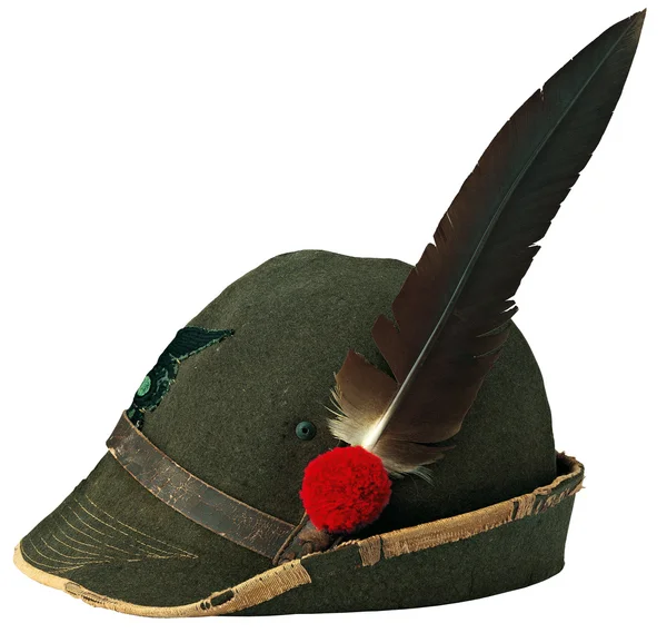 Włoski kapelusz alpejski — Zdjęcie stockowe