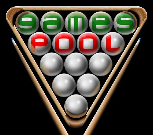 Pool games — Stock Photo, Image