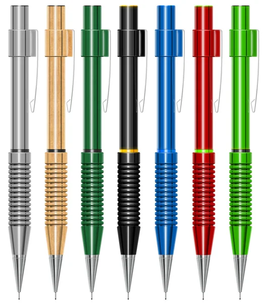 多彩多姿的活动铅笔 — 图库照片