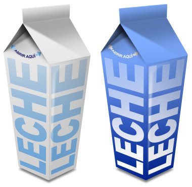 Leche carton - Milk carton clipart