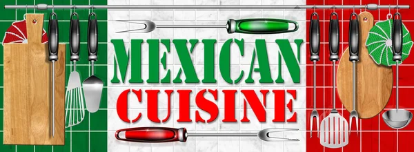 Meksika mutfağı - cocina mexicana — Stok fotoğraf